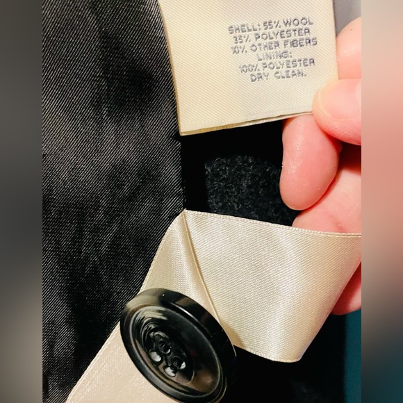 St. John’s Bay Ladies Large Charcoal Dress Coat - Picture 11 of 11